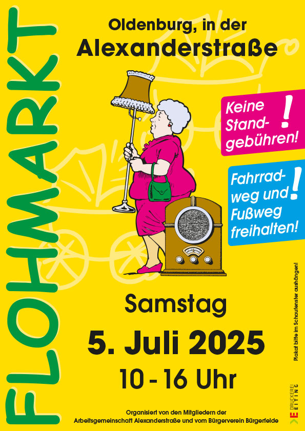 Nachbarschaftsflohmarkt 2025 in der Alexanderstrasse & Umzu